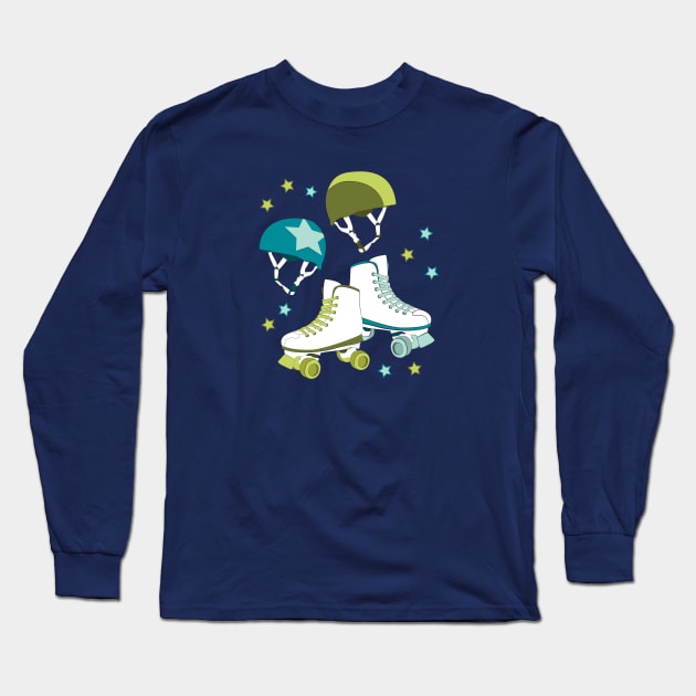 Roller Derby Rumble Long Sleeve T-Shirt by wildnotions